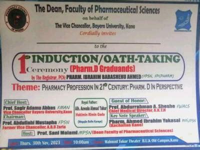 pharmacy oath taking november 2023